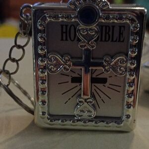 Miniature Bible Keychain